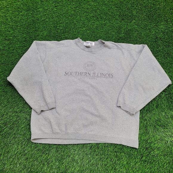 Vintage Southern Illinois Sweatshirt XL 25x25 Baggy Boxy - Picture 1 of 15